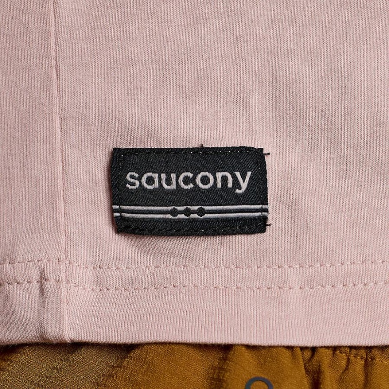 Women's Saucony Recovery Boxy Tee T Shirts Smoke Graphic | UAE S98512-R13