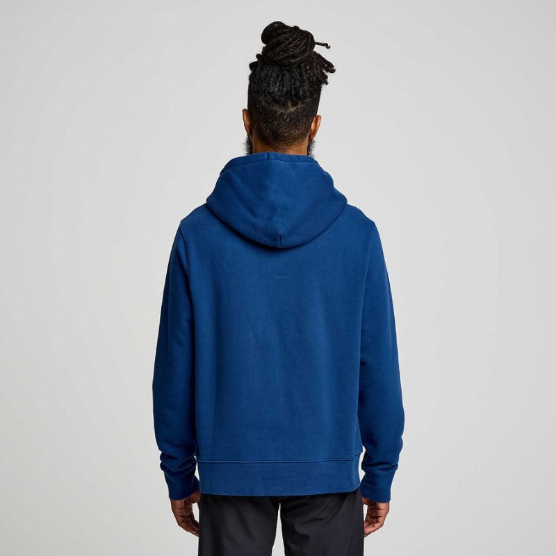 Women's Saucony Recovery Hoody Hoodie Indigo | UAE S43096-A41