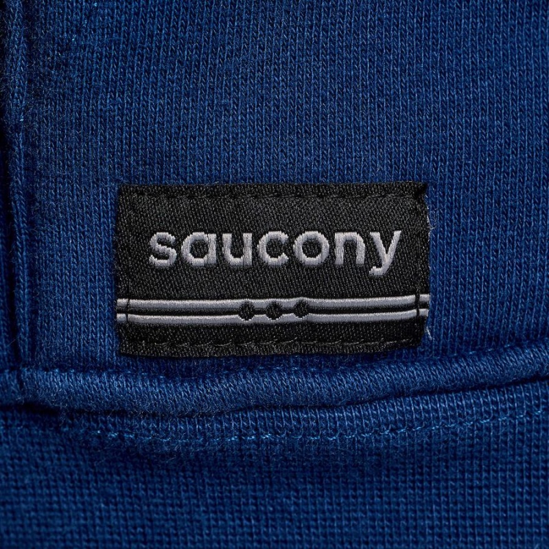 Women's Saucony Recovery Hoody Hoodie Indigo | UAE S43096-A41