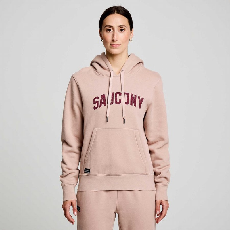 Women's Saucony Recovery Hoody Hoodie Smoke Graphic | UAE S85076-M49