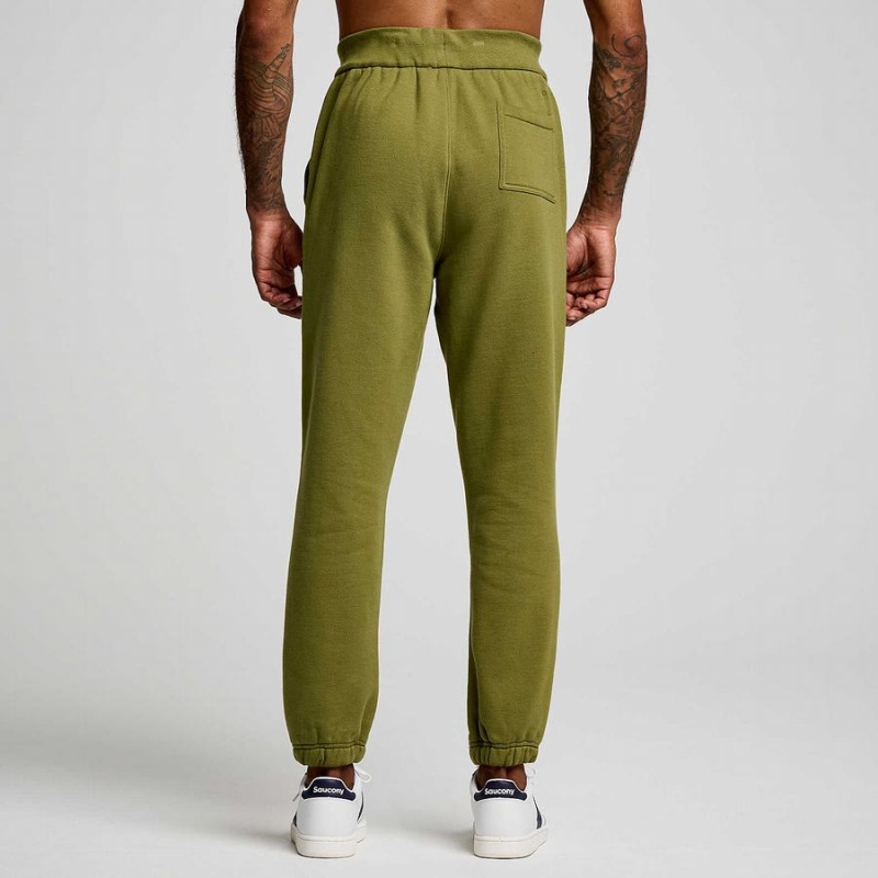 Women's Saucony Recovery Sweatpants Khaki | UAE S72591-V03