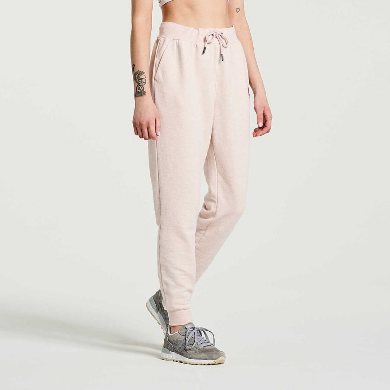 Women\'s Saucony Rested Sweatpants Rose | UAE S37546-E79