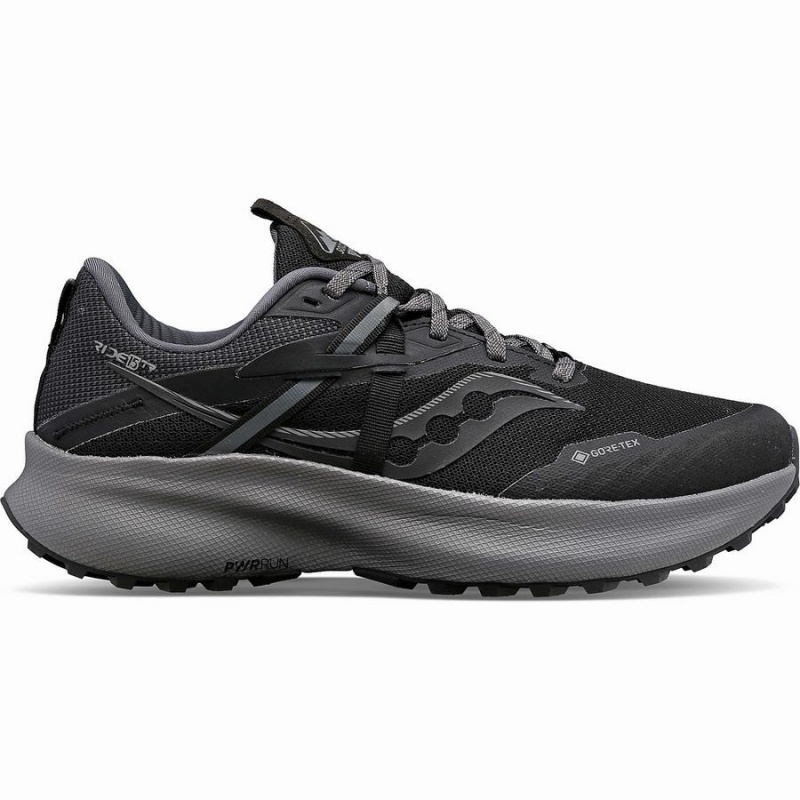 Women\'s Saucony Ride 15 TR GTX Running Shoes Black / Grey | UAE S06423-R21