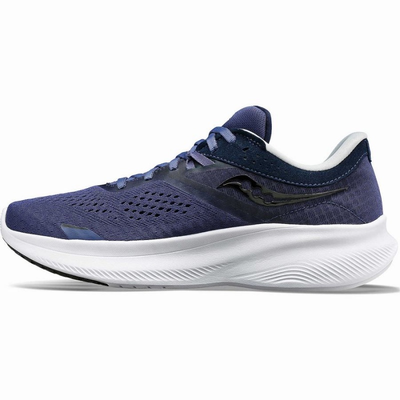 Women's Saucony Ride 16 Running Shoes Navy / Black | UAE S20716-T53