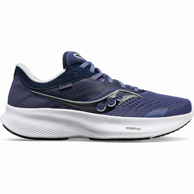 Women\'s Saucony Ride 16 Running Shoes Navy / Black | UAE S20716-T53