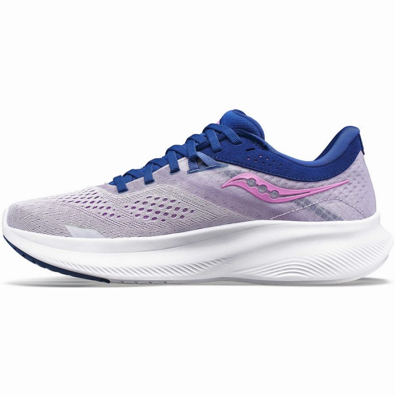 Women's Saucony Ride 16 Running Shoes Purple / Indigo | UAE S06173-Y37