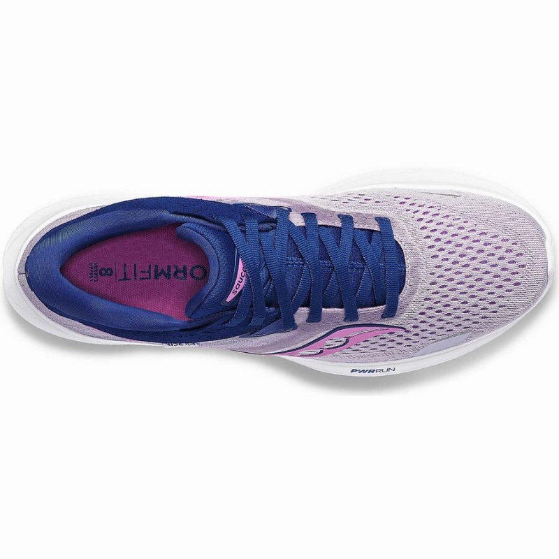 Women's Saucony Ride 16 Running Shoes Purple / Indigo | UAE S06173-Y37