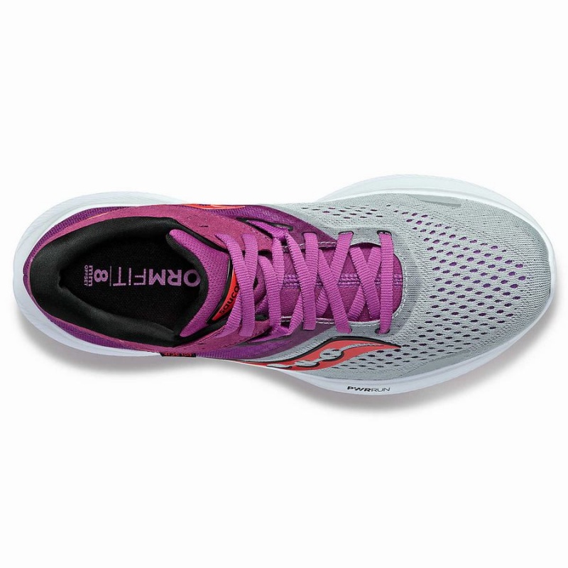 Women's Saucony Ride 16 Running Shoes Purple | UAE S90437-Z72