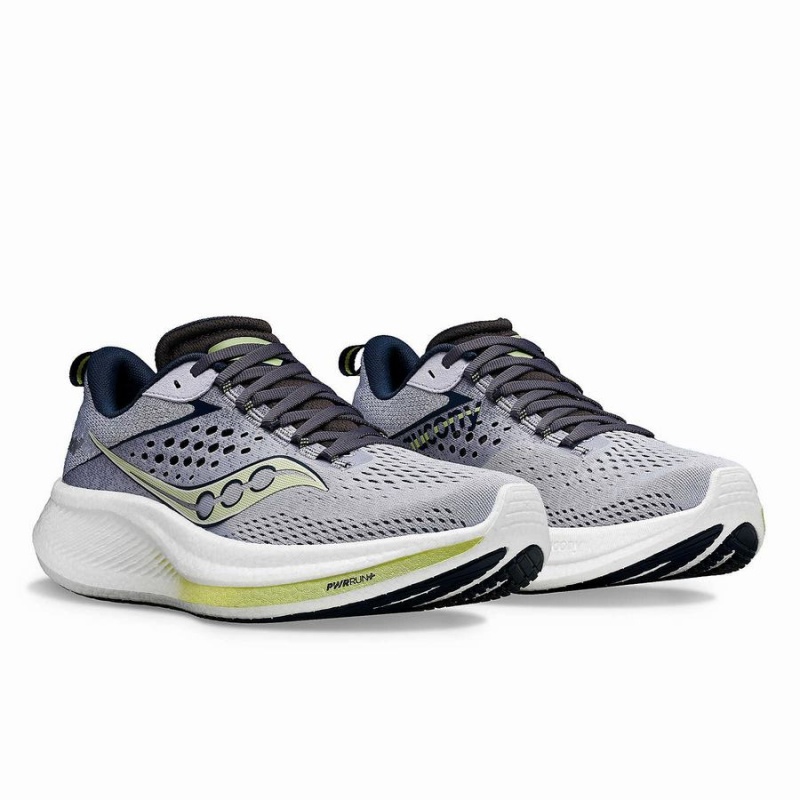 Women's Saucony Ride 17 Running Shoes Navy | UAE S06489-K80