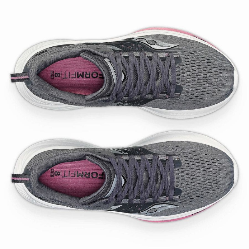 Women's Saucony Ride 17 Running Shoes Purple | UAE S63981-Q29