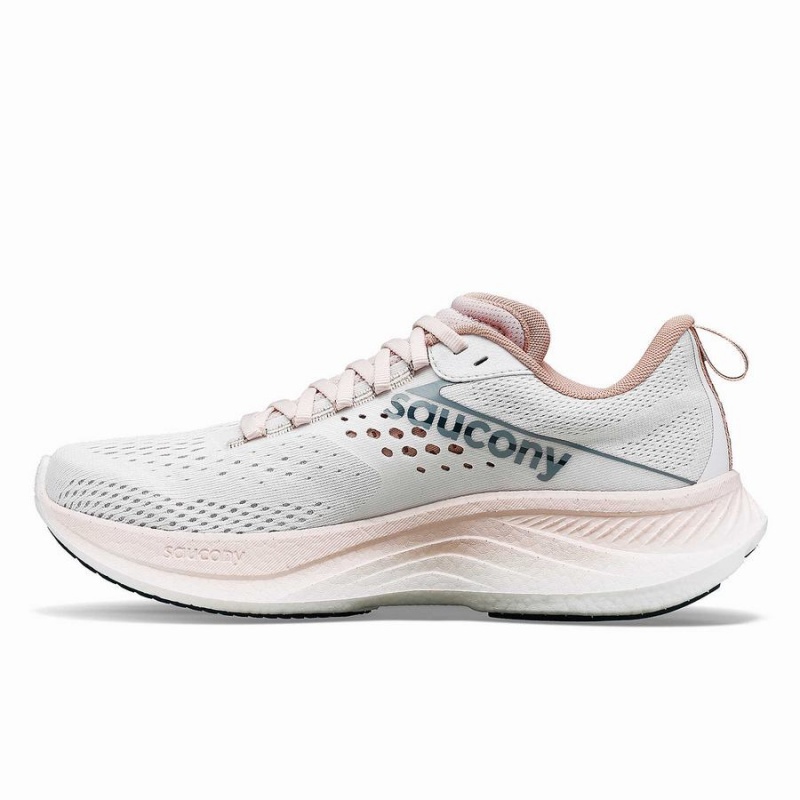 Women's Saucony Ride 17 Running Shoes White | UAE S52697-F05