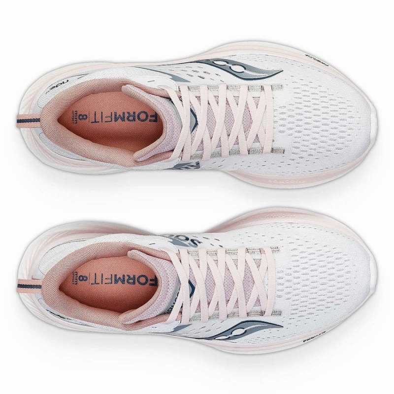 Women's Saucony Ride 17 Running Shoes White | UAE S52697-F05