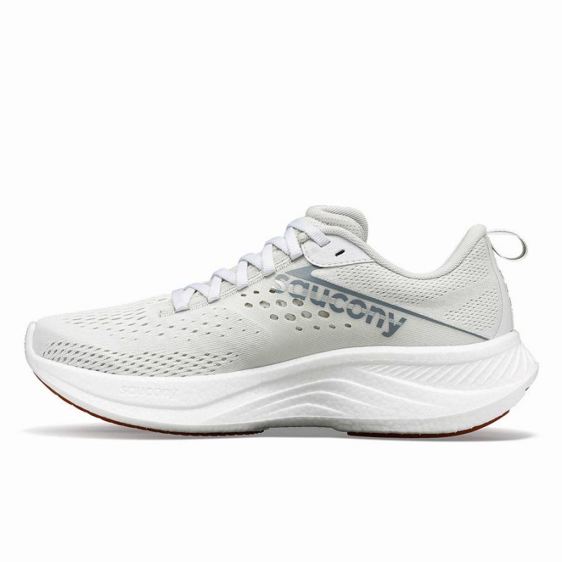 Women's Saucony Ride 17 Running Shoes White | UAE S83592-H36