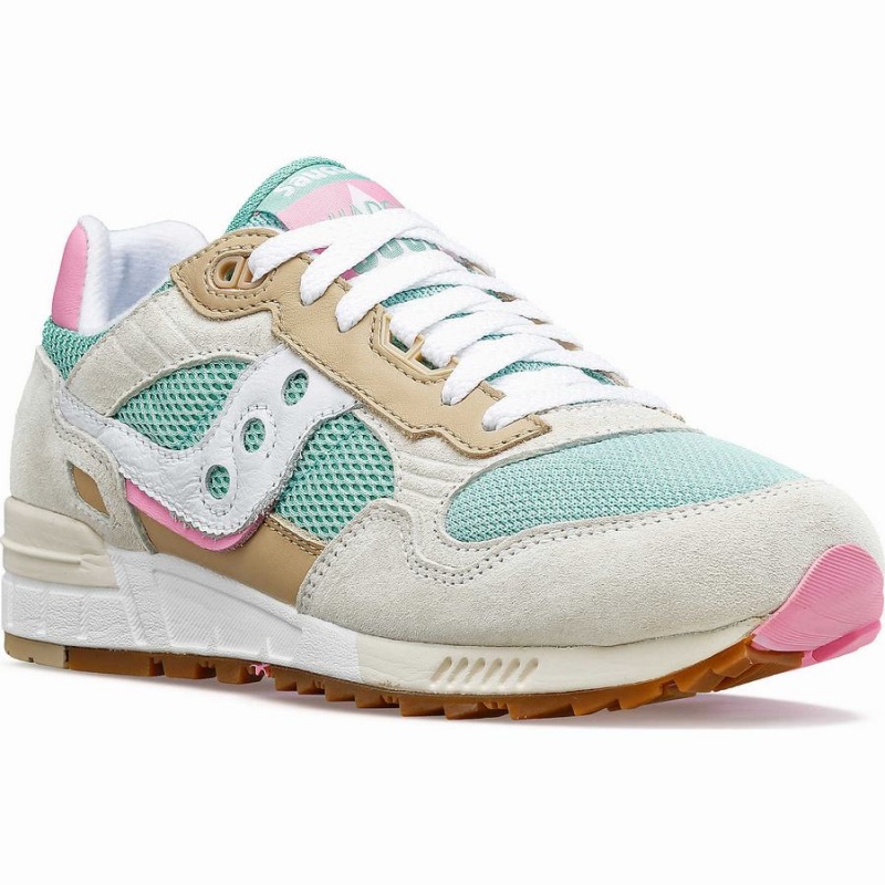 Women's Saucony Shadow 5000 Premium Sneakers Turquoise / Grey | UAE S36240-C12