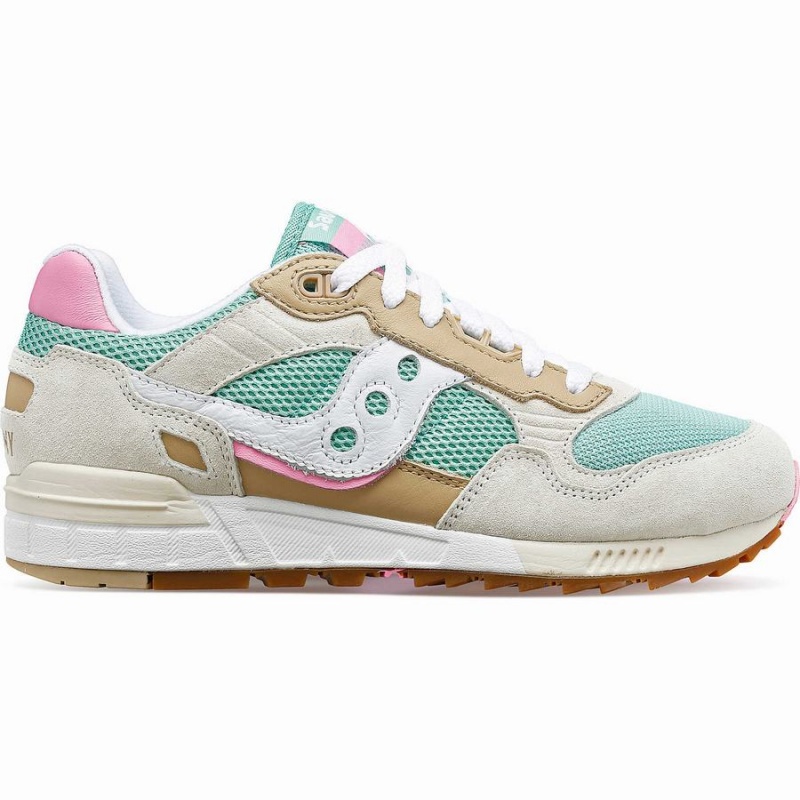 Women\'s Saucony Shadow 5000 Premium Sneakers Turquoise / Grey | UAE S36240-C12