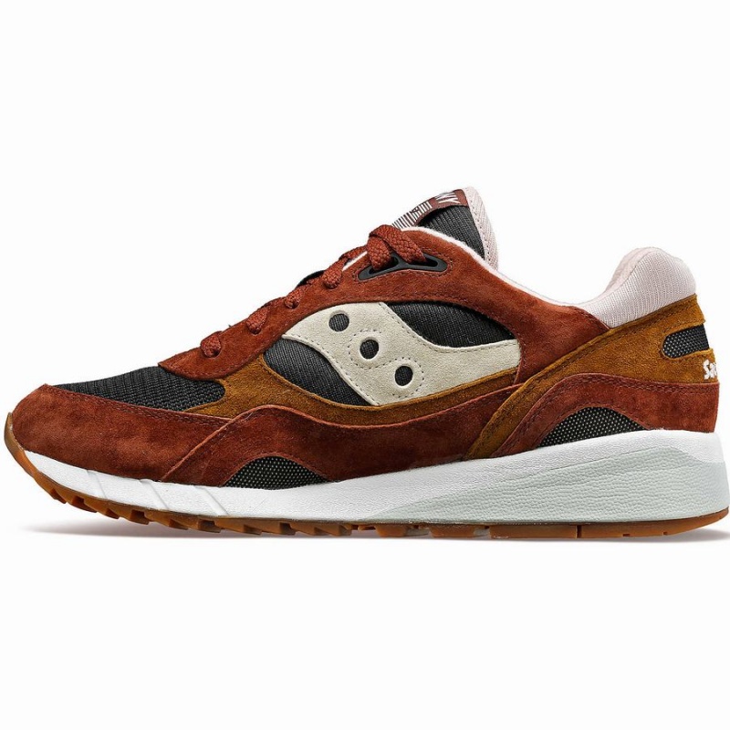 Women's Saucony Shadow 6000 Sneakers Brown / Black | UAE S91237-S08