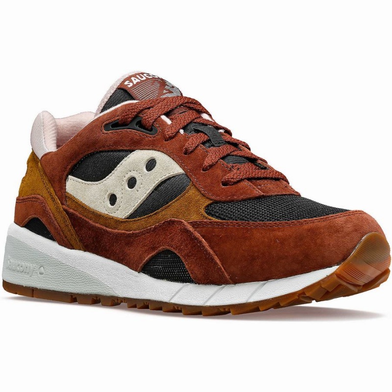 Women's Saucony Shadow 6000 Sneakers Brown / Black | UAE S91237-S08