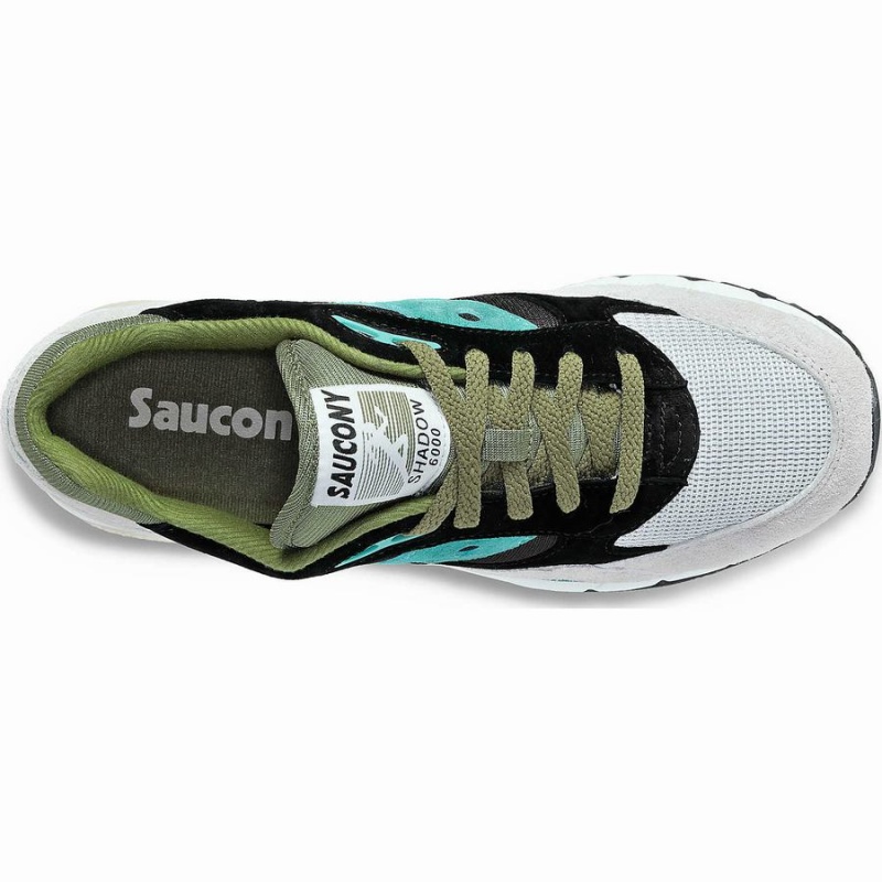 Women's Saucony Shadow 6000 Sneakers Grey / Green / Black | UAE S76850-R26