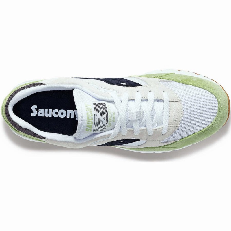 Women's Saucony Shadow 6000 Sneakers White / Mint / Navy | UAE S12897-L51