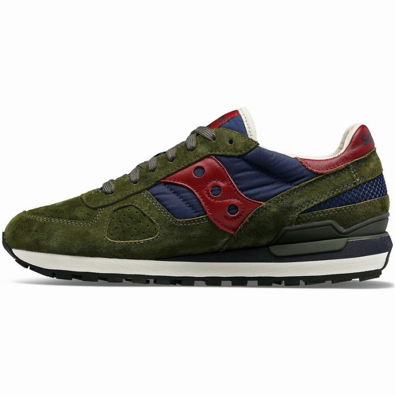 Women's Saucony Shadow Original Premium Sneakers Olive / Navy | UAE S50897-Z62