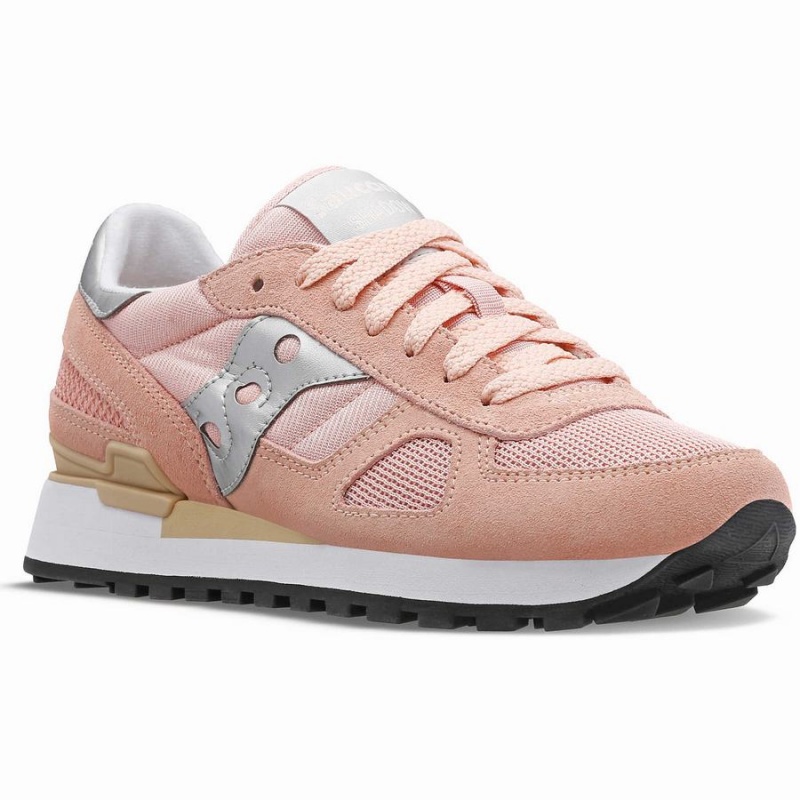 Women's Saucony Shadow Original Sneakers Pink / Silver | UAE S51403-X73