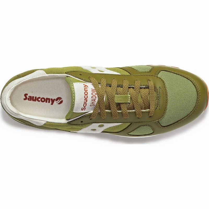 Women's Saucony Shadow Original Sneakers Olive / White | UAE S54786-D45