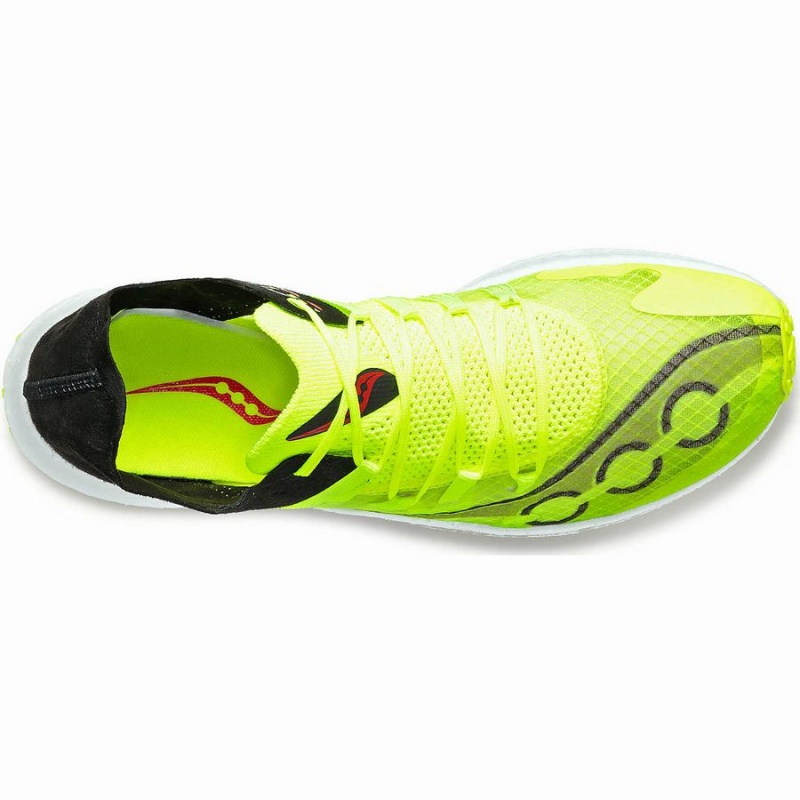 Women's Saucony Sinister Running Shoes Yellow / Black | UAE S12945-K40