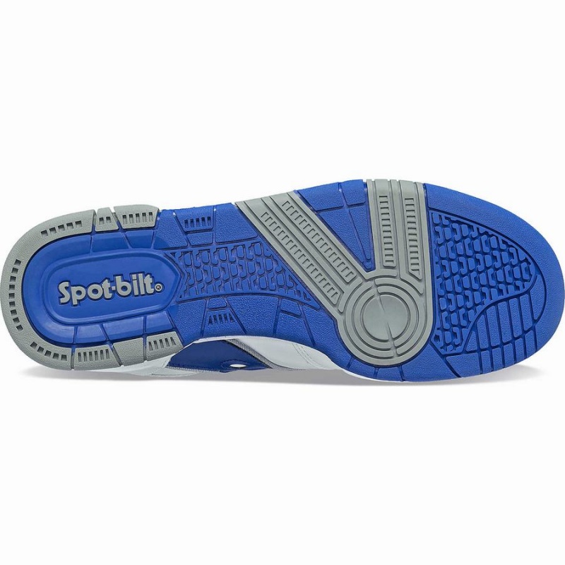 Women's Saucony Spot-Bilt™ Sonic Low Sneakers White / Royal | UAE S25684-L61