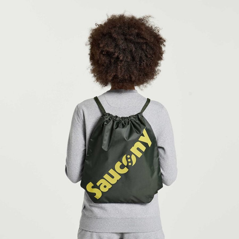 Women's Saucony String Bags Dark Green | UAE S21478-J36