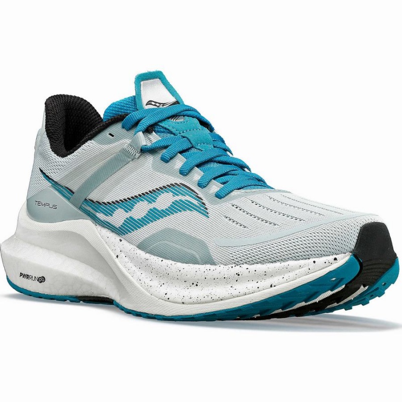 Women's Saucony Tempus Running Shoes Glacier / Ink | UAE S60597-T56