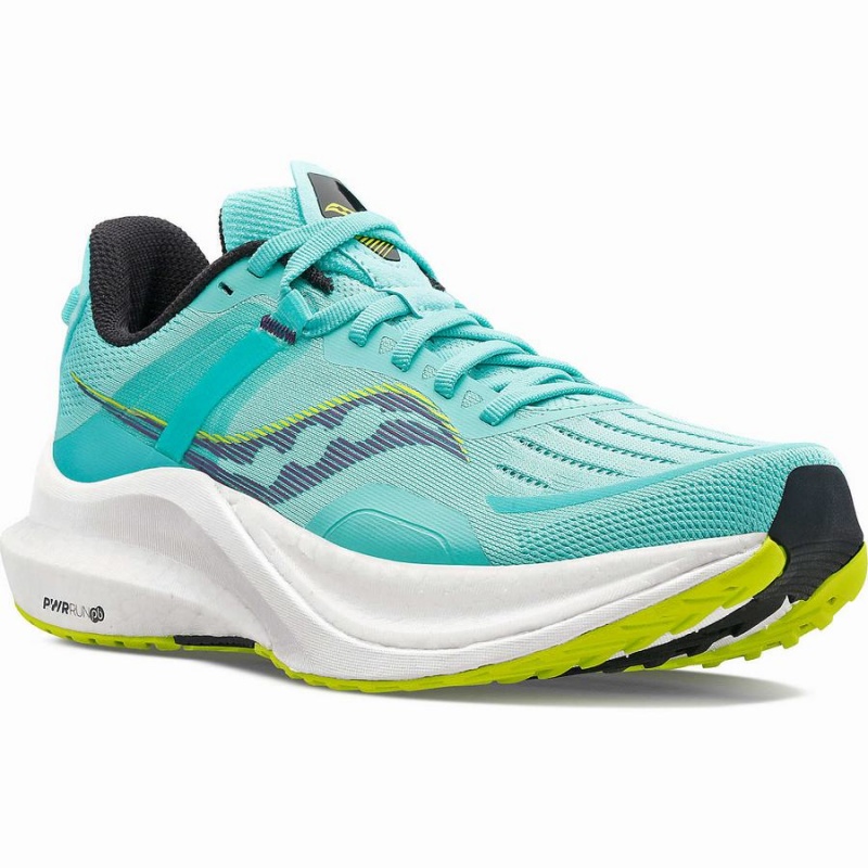 Women's Saucony Tempus Running Shoes Mint | UAE S43792-U47