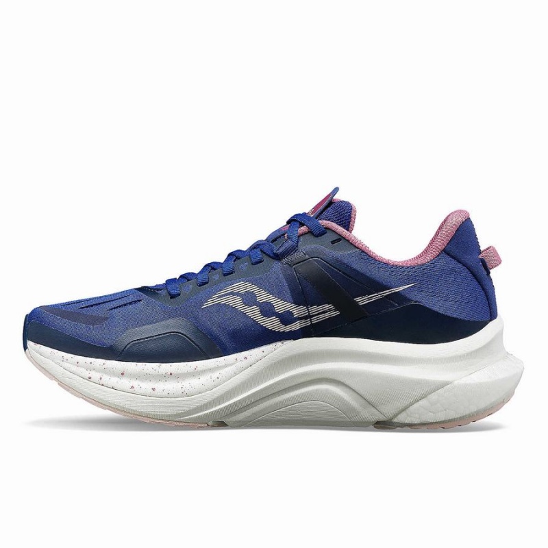 Women's Saucony Tempus Running Shoes Navy / Purple | UAE S23076-T29