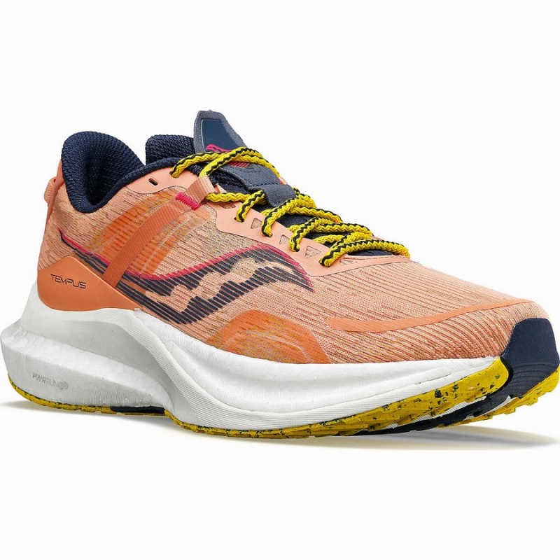 Women's Saucony Tempus Running Shoes Orange | UAE S48106-R31