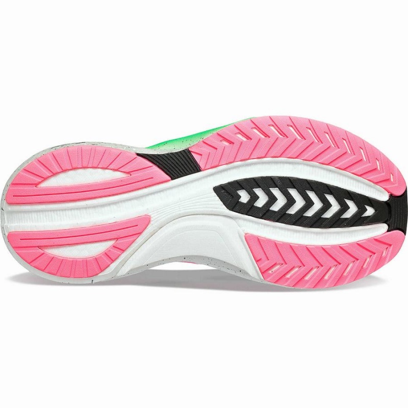 Women's Saucony Tempus Running Shoes White / Pink | UAE S80693-W74