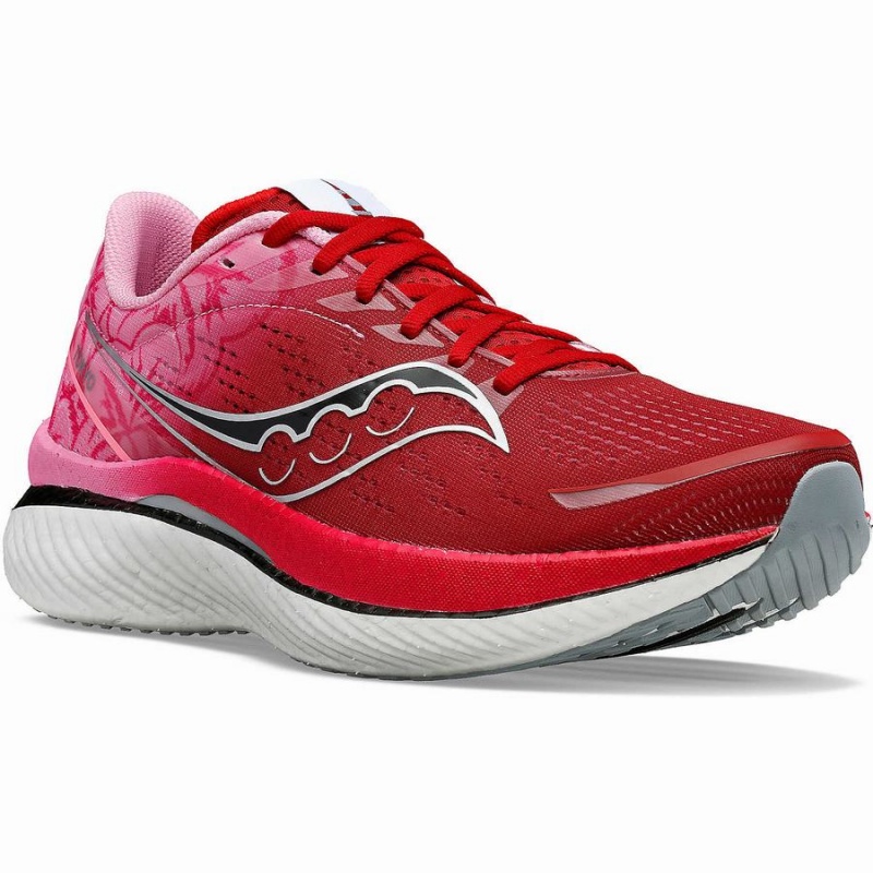 Women's Saucony Tokyo Endorphin Speed 3 Running Shoes Red / Grey | UAE S23618-U28