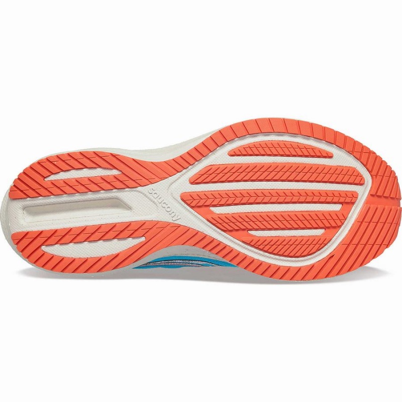 Women's Saucony Triumph 20 Running Shoes Blue / Coral | UAE S17362-C10