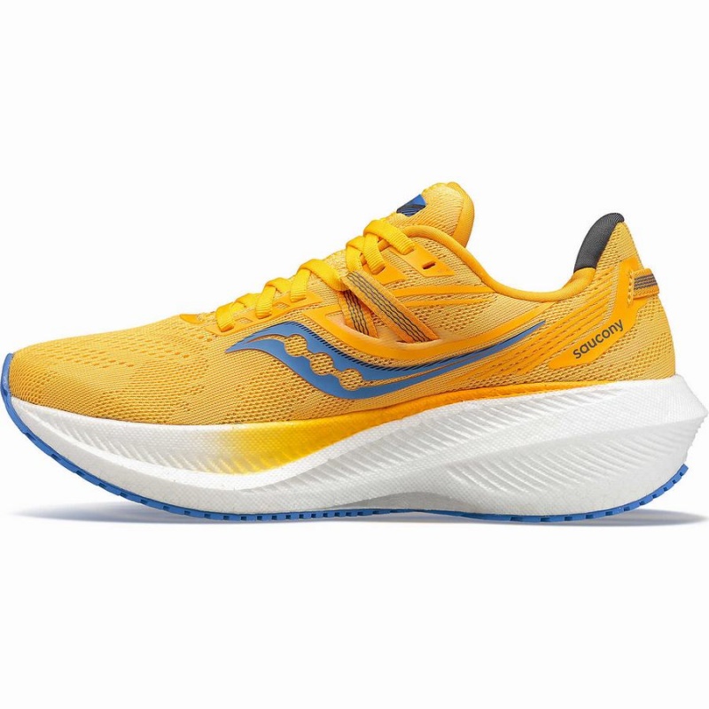 Women's Saucony Triumph 20 Running Shoes Blue / Gold | UAE S24913-V07