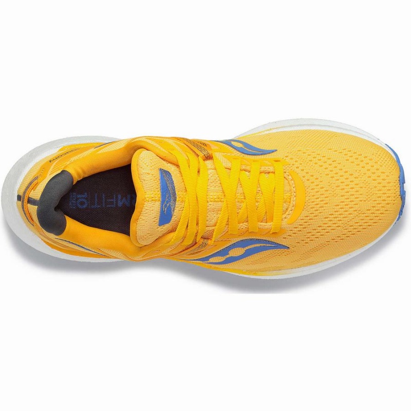 Women's Saucony Triumph 20 Running Shoes Blue / Gold | UAE S24913-V07