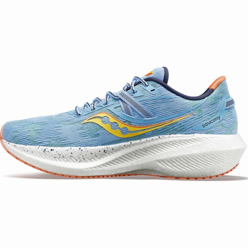 Women's Saucony Triumph 20 Running Shoes Blue | UAE S82931-B36