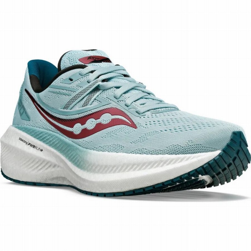 Women's Saucony Triumph 20 Running Shoes Green | UAE S23841-A83