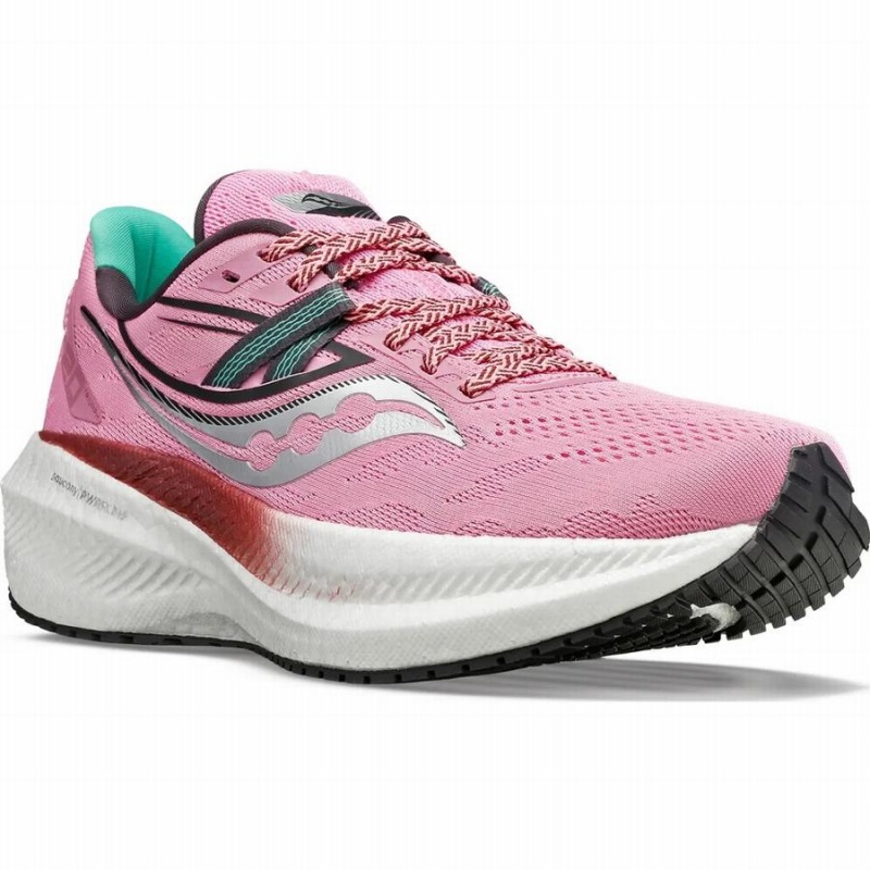 Women's Saucony Triumph 20 Running Shoes Pink | UAE S76249-S75