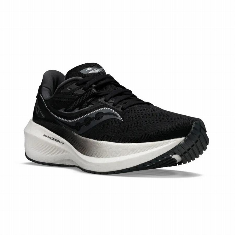 Women's Saucony Triumph 20 Running Shoes Black | UAE S95602-D84