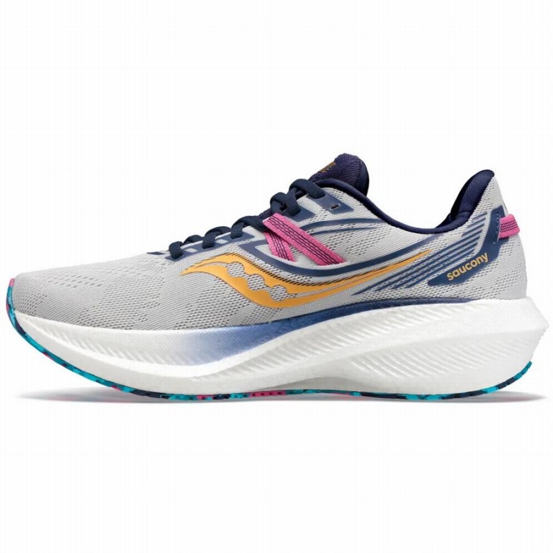 Women's Saucony Triumph 20 Running Shoes Grey / Gold | UAE S06275-F34