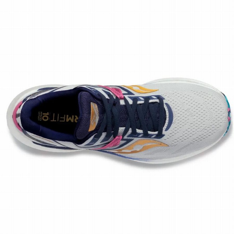 Women's Saucony Triumph 20 Running Shoes Grey / Gold | UAE S06275-F34