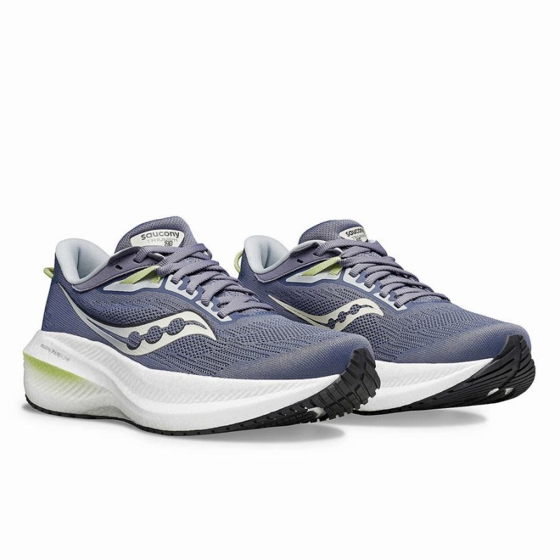 Women's Saucony Triumph 21 Running Shoes Blue | UAE S95146-V29