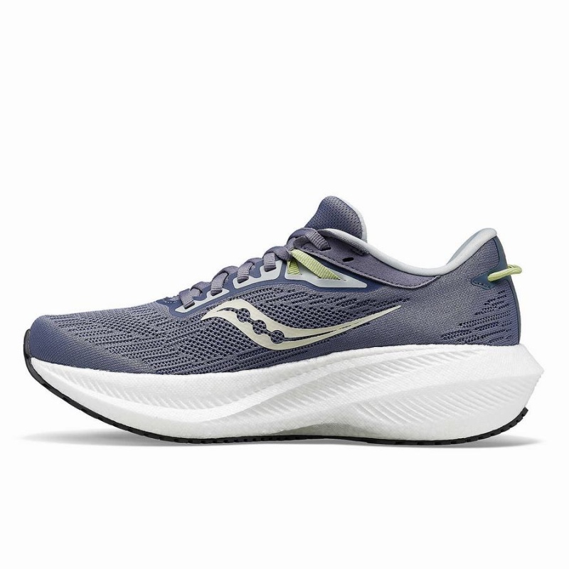 Women's Saucony Triumph 21 Running Shoes Blue | UAE S95146-V29