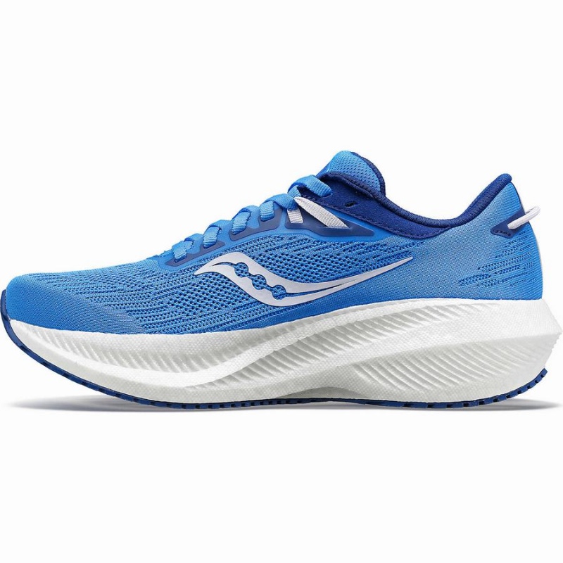 Women's Saucony Triumph 21 Running Shoes Blue | UAE S12308-S48