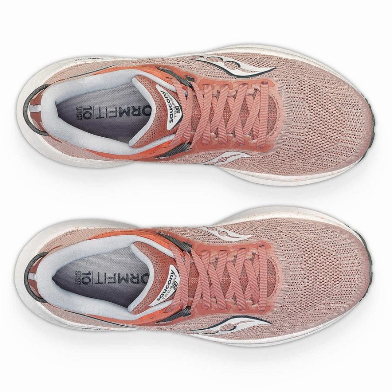 Women's Saucony Triumph 21 Running Shoes Lotus / Bough | UAE S06523-F36