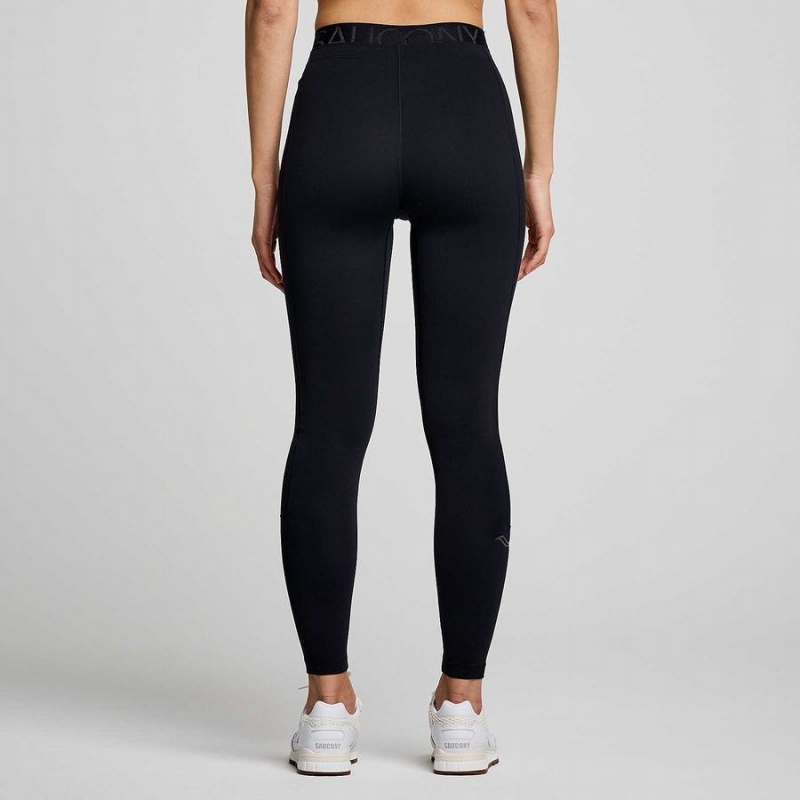 Women's Saucony Triumph Tight Black | UAE S19328-L87