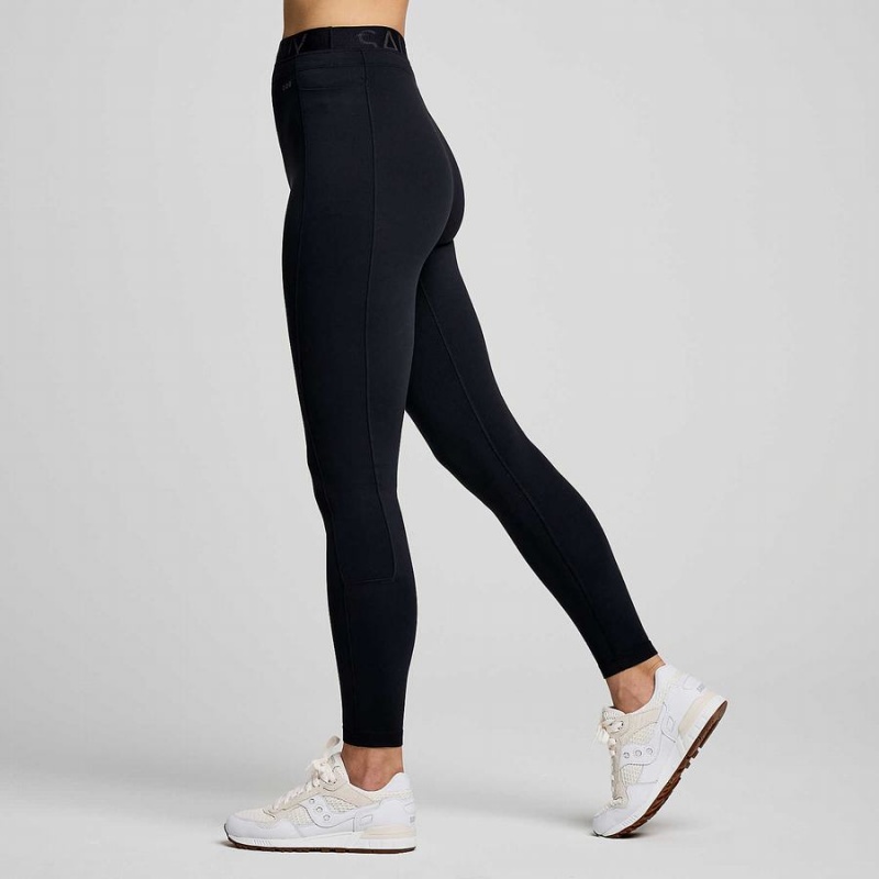 Women's Saucony Triumph Tight Black | UAE S19328-L87